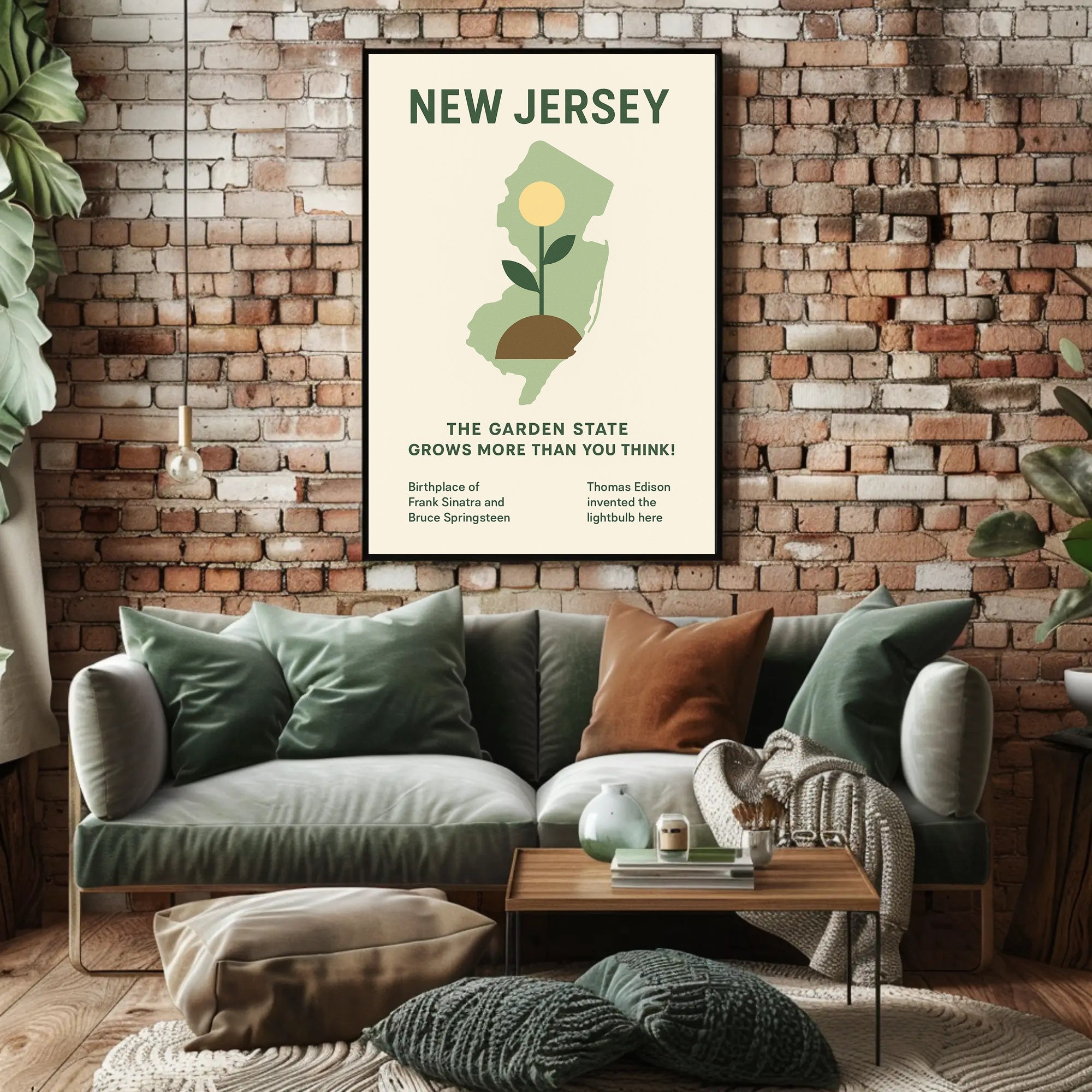 New Jersey The Garden State Poster