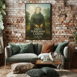 Saint Peregrine Laziosi Poster
