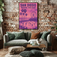 San Diego Pacific Holiday Poster