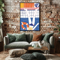 Summer Poolside Fun Poster