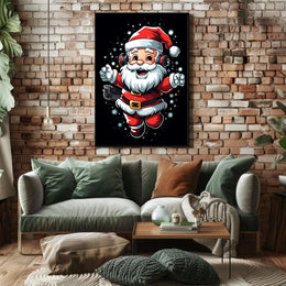 Festive Santa Celebration Poster
