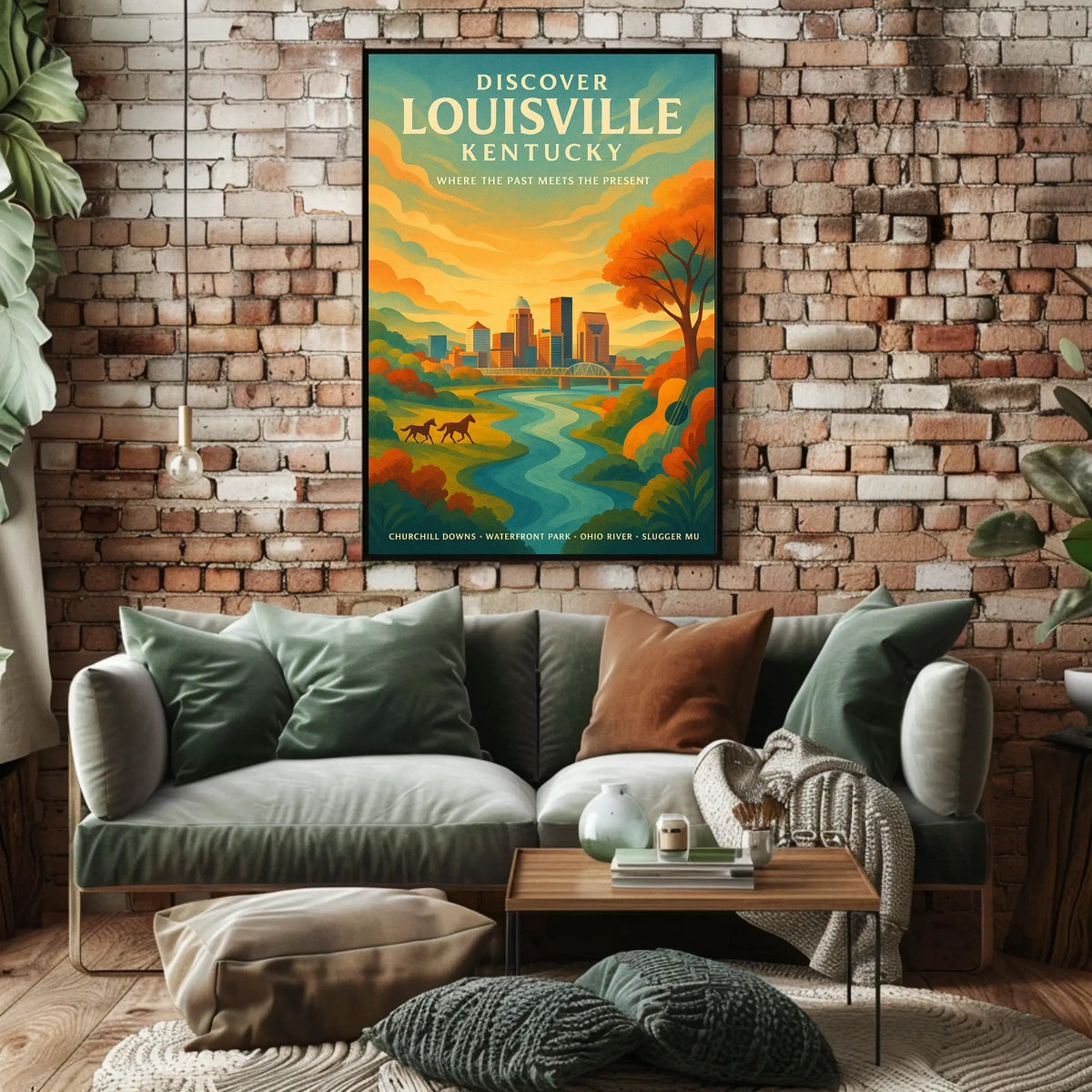 Discover Louisville, Kentucky Poster