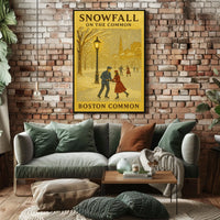Snowfall On The Common Poster