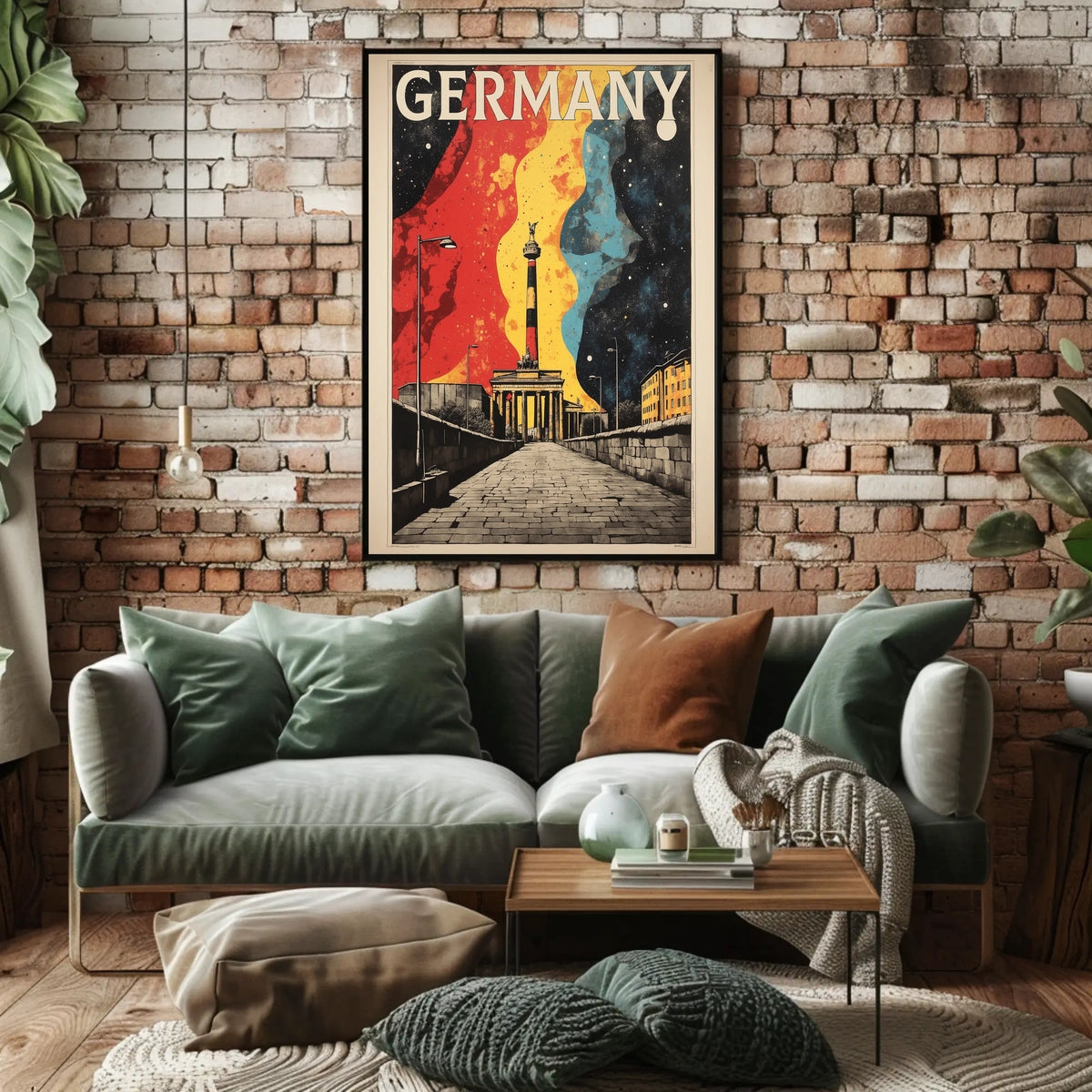 Germany Vibrant Pathway Poster