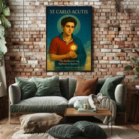 St. Carlo Acutis Feast Day Celebration Poster