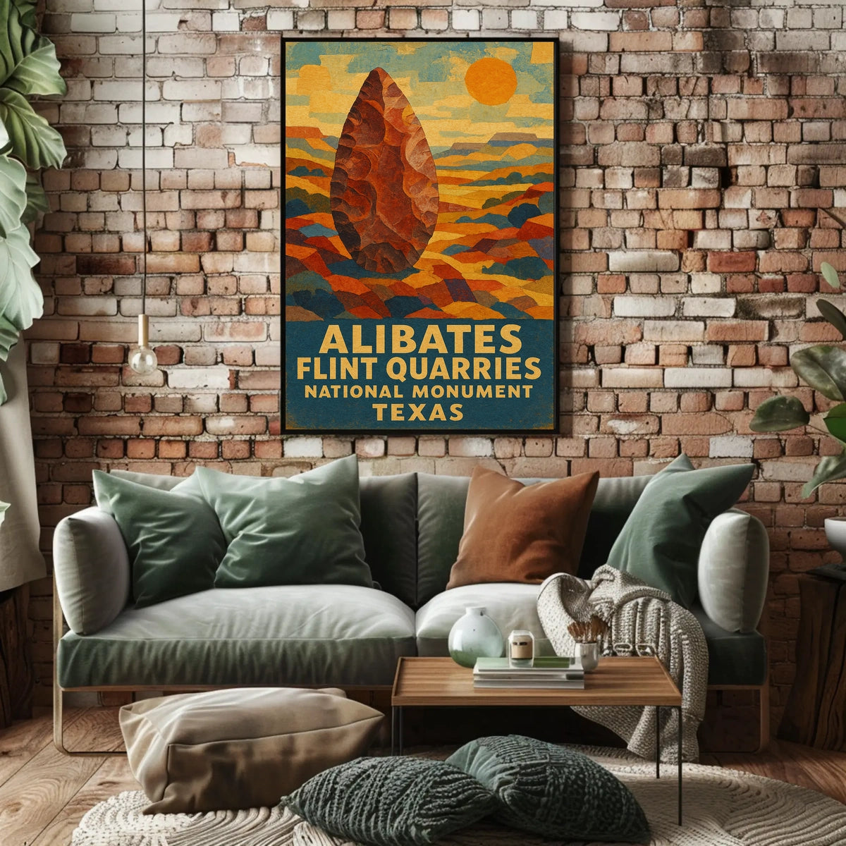 Alibates Flint Quarries National Poster