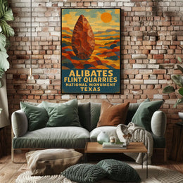 Alibates Flint Quarries National Poster