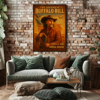 The Legend Of Buffalo Bill Poster Vintage Wall Art
