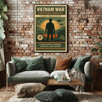 Vietnam War Poster Historic Military Print
