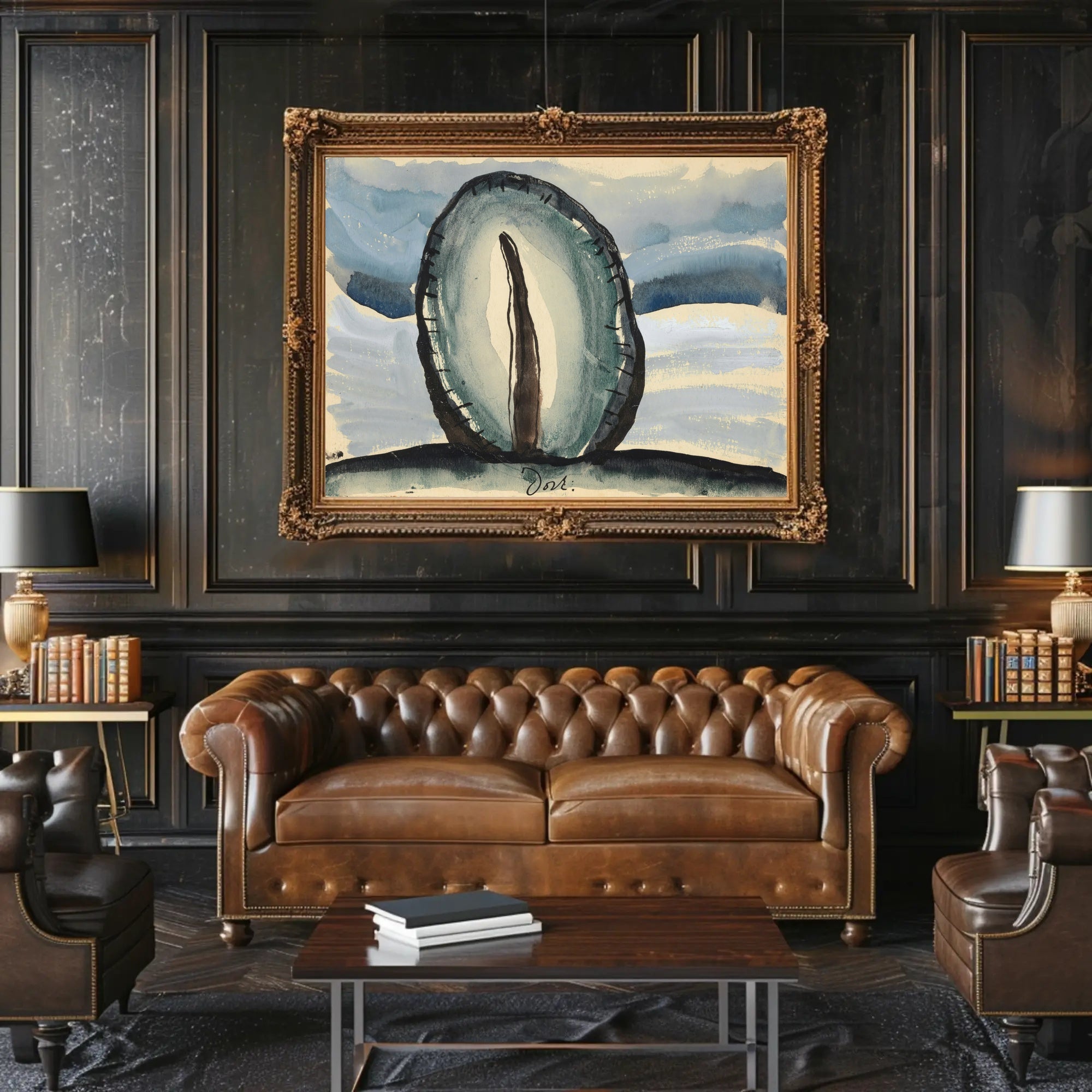Abstract Landscape Poster