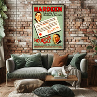 Hardeen Magic Legacy Vintage Cultural or Heritage Poster