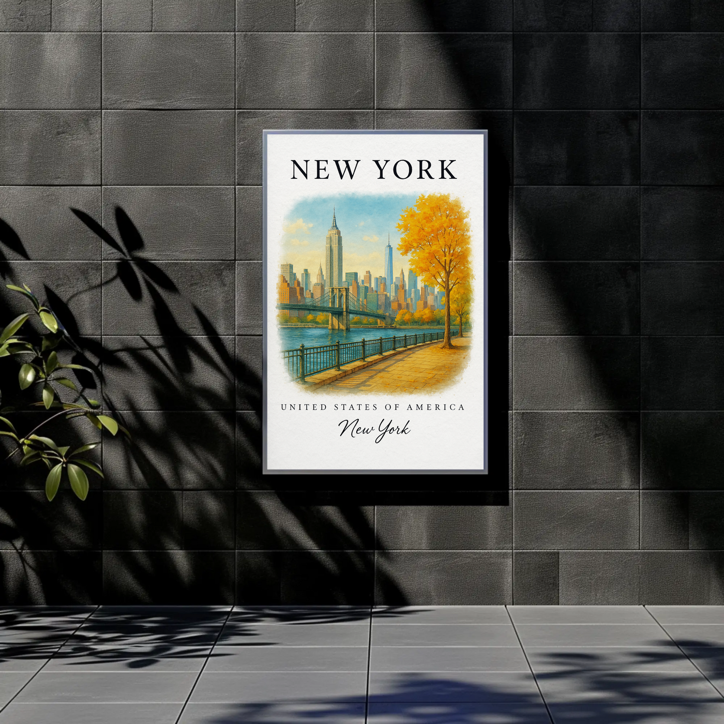 New York, New York Signature Series Vintage Travel Poster