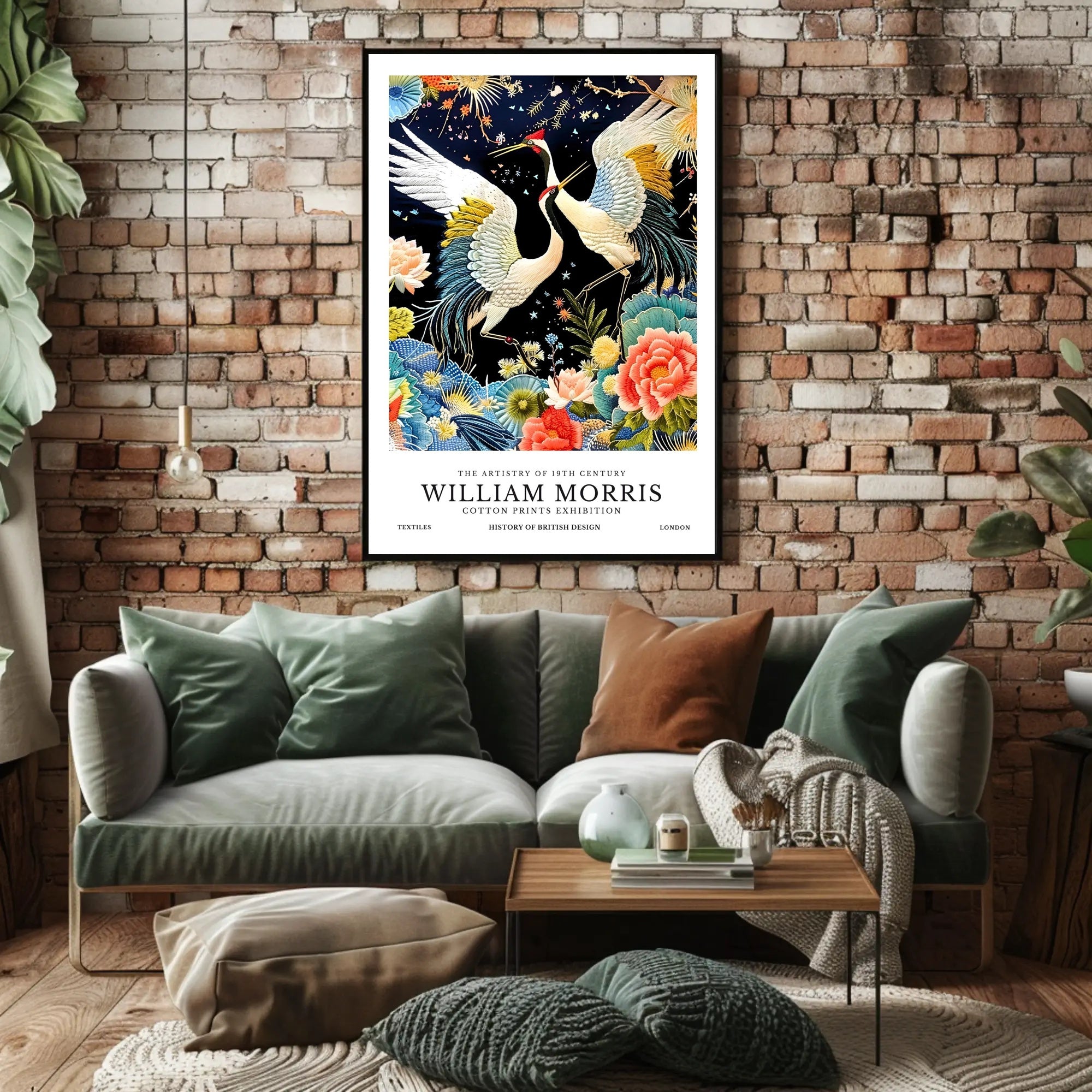 William Morris Crane Art Cultural or Heritage Poster