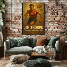 Jim Thorpe The Greatest Athlete Poster