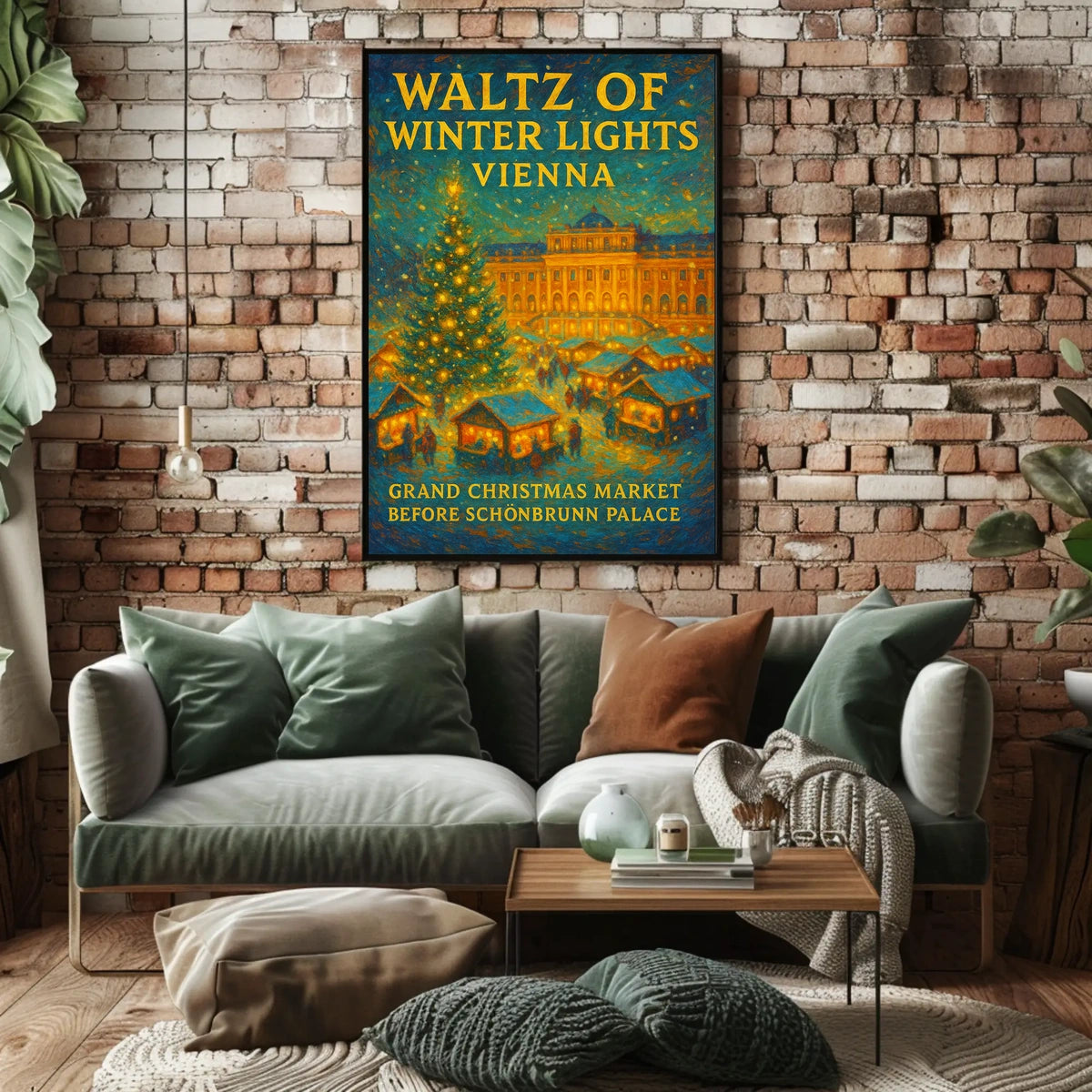 Waltz Of Winter Lights Vienna Poster