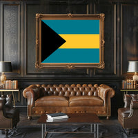 Bahamas Flag Poster