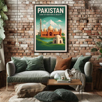 Pakistan Land of Heritage & Beauty Poster PosterGoat