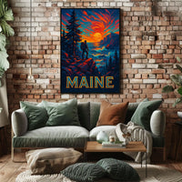 Maine Adventure Poster