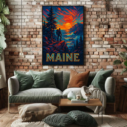 Maine Adventure Poster