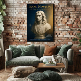 Isaac Newton Unveiling the Universe Poster