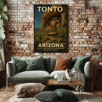 Tonto Cliff Dwellings And Museum Poster
