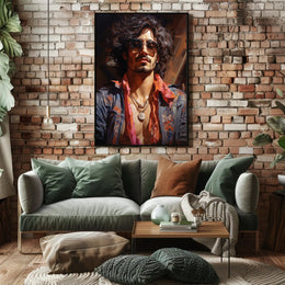 Retro Vibes A Modern Portrait Retro Poster PosterGoat