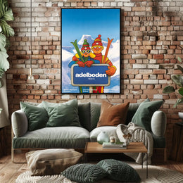 Adelboden Ski Adventure Poster