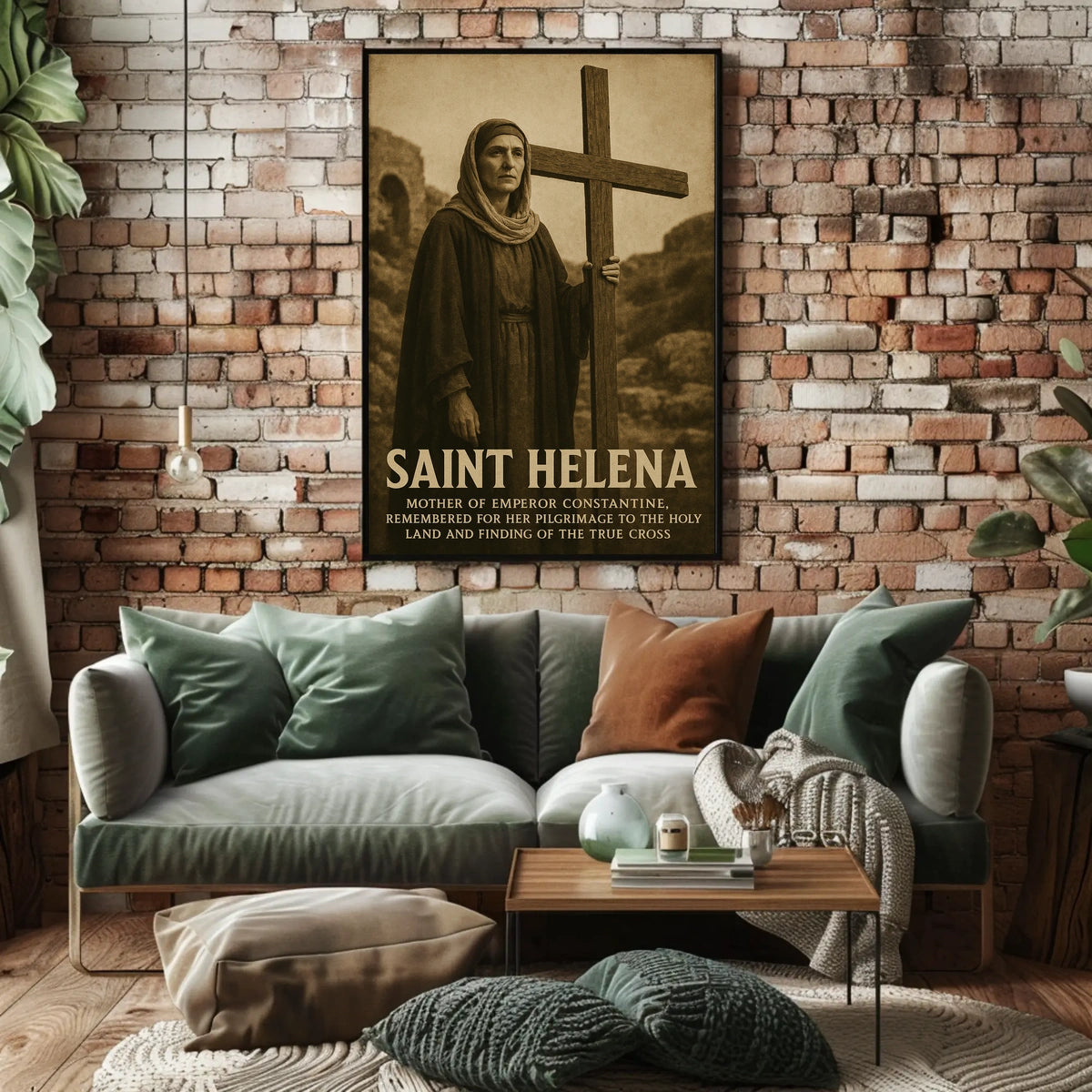 Saint Helena Pilgrim Of The Holy Land Poster