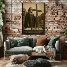 Saint Helena Pilgrim Of The Holy Land Poster