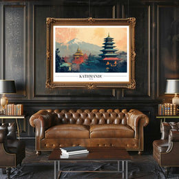Kathmandu Cultural Heritage Scenic Poster