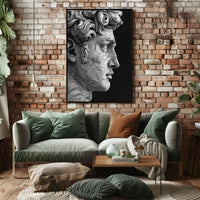 Abstract Marble Portrait Abstract Poster