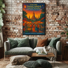 Explore Thailands Timeless Wonders Poster