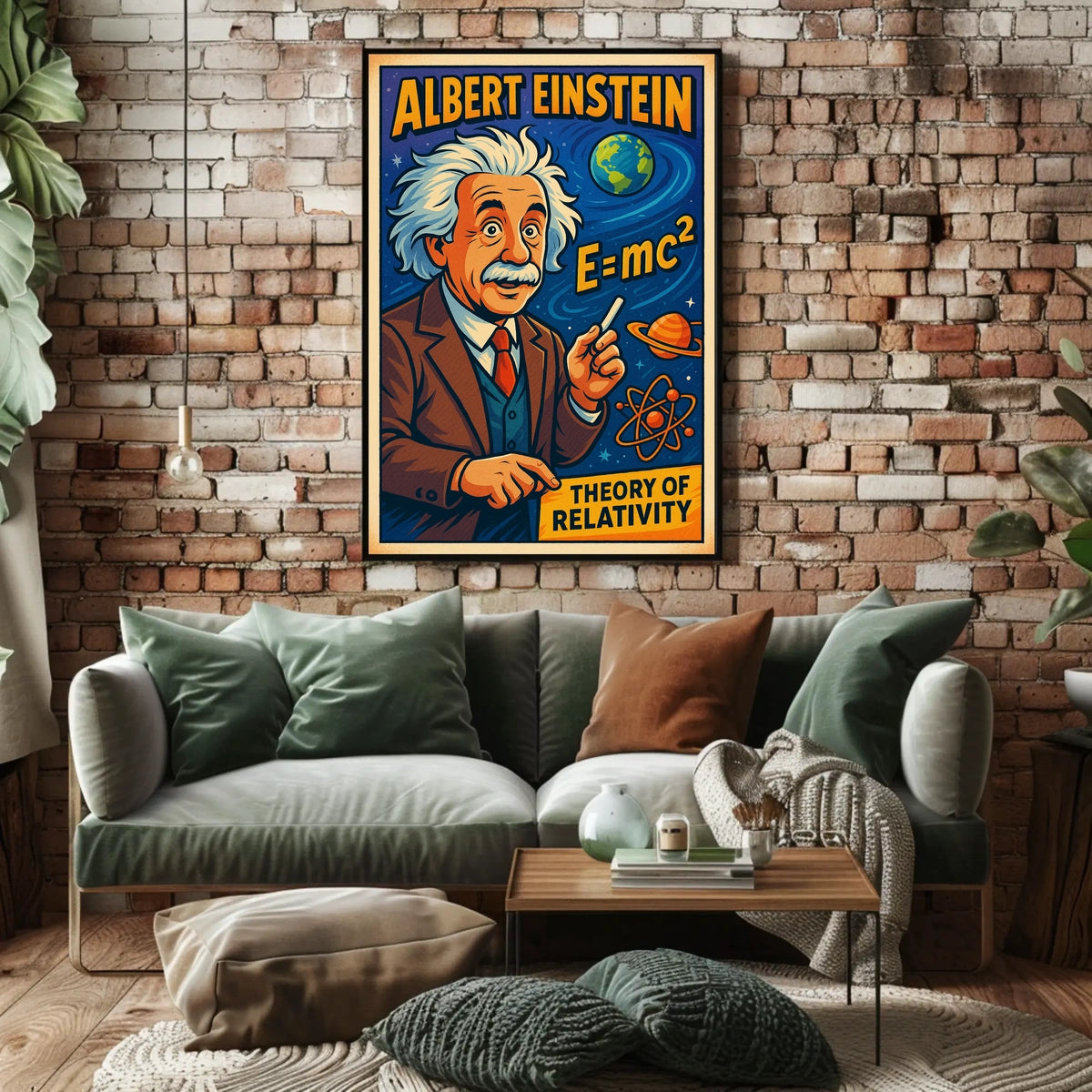 Albert Einstein Theory Of Relativity Poster