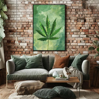 Abstract Geometric Shapes Art Poster
