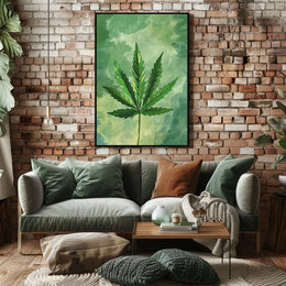 Abstract Geometric Shapes Art Poster