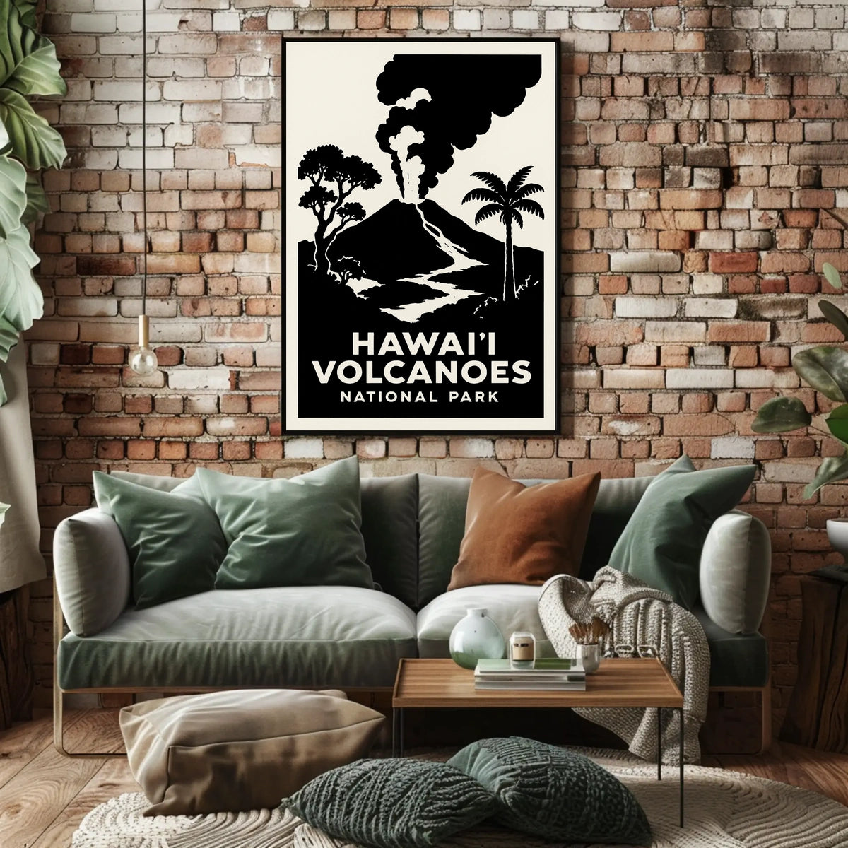 HawaiI Volcanoes National Park Poster
