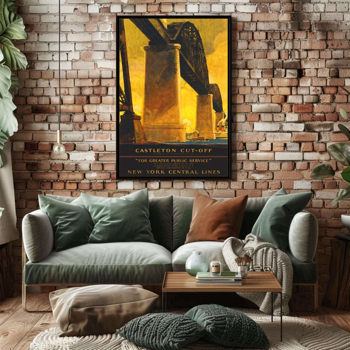 Alfred H. Smith Memorial Bridge Vintage Poster