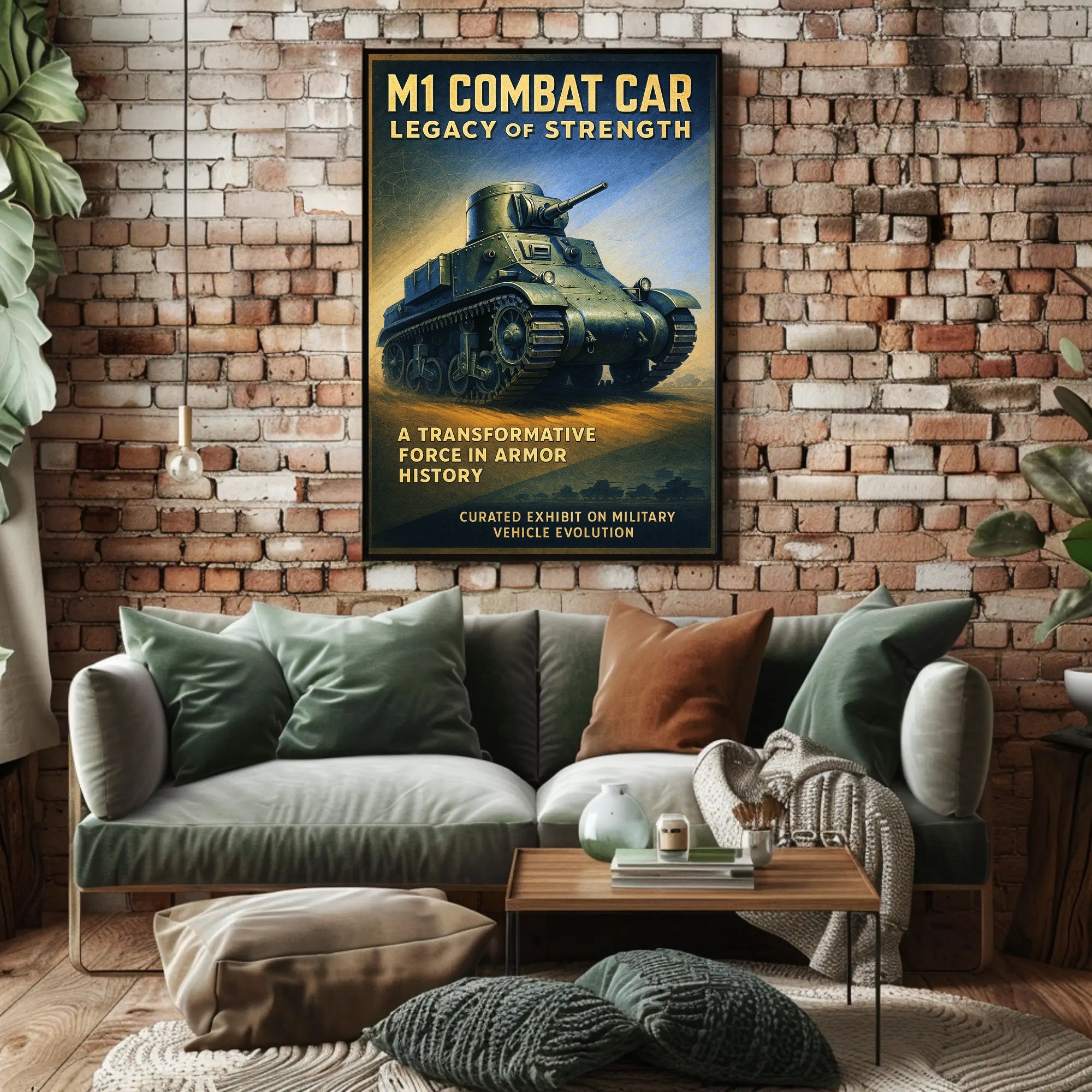 M1 Combat Car Legacy of Strength Poster