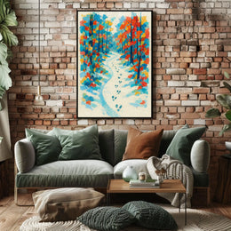 Autumn Pathway Poster