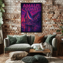 Amalfi Coast Dreamscape Poster