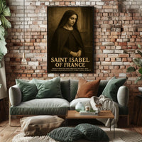 Saint Isabel Of France Poster
