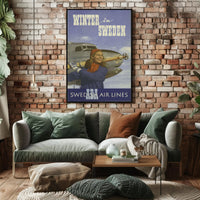 Winter Adventures in Sweden Poster PosterGoat