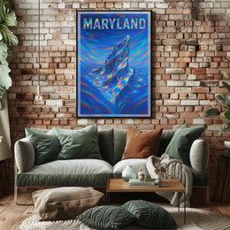 Maryland Vibrant Reflections Poster