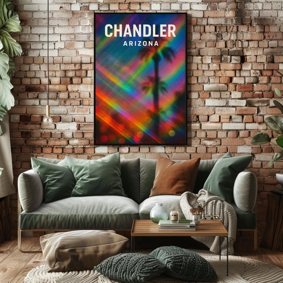 Chandler Arizona Vibes Digital Painting Poster