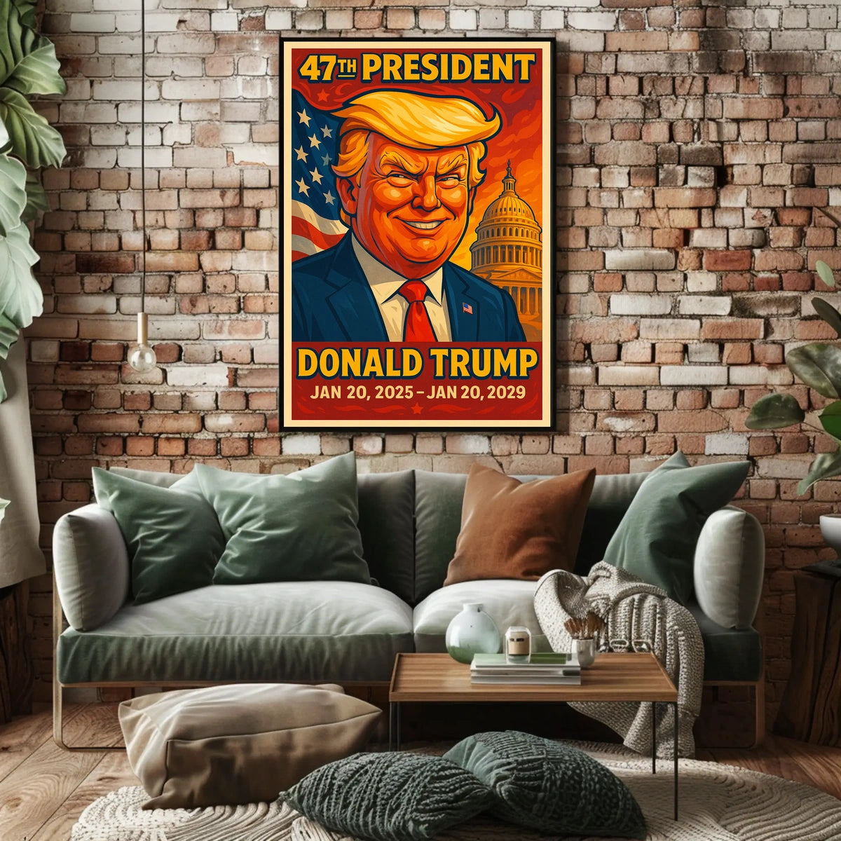 Trump Guardianship Liberty Patriotic Pop Art Poster