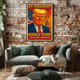 Trump Guardianship Liberty Patriotic Pop Art Poster