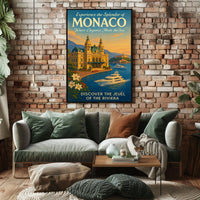 Discover the Jewel of Monaco Poster