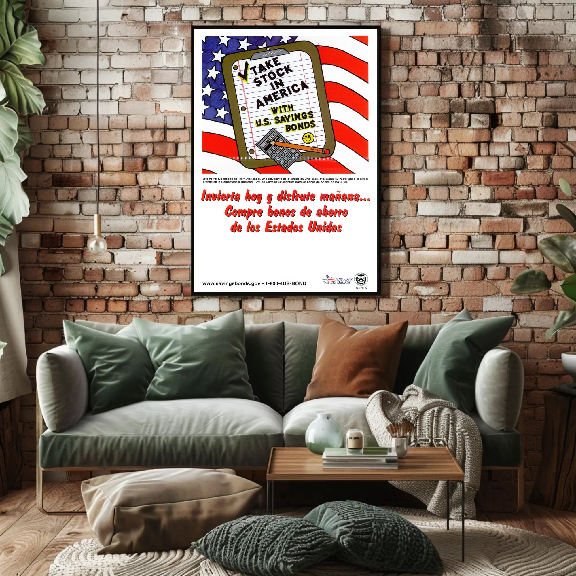 U.S. Savings Bonds Poster by Beth Alexander Poster PosterGoat