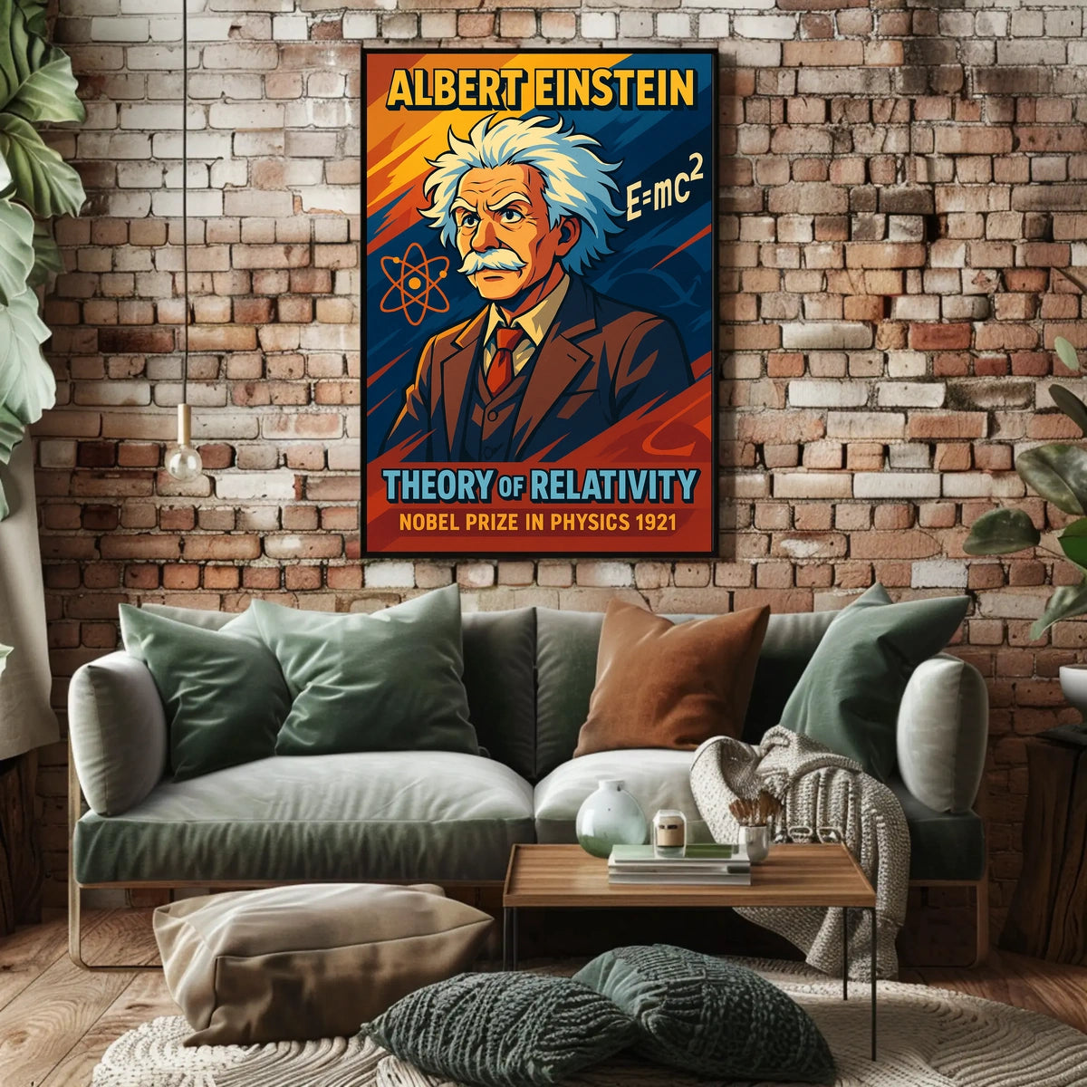 Albert Einstein Theory Of Relativity Poster