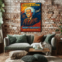 Albert Einstein Theory Of Relativity Poster